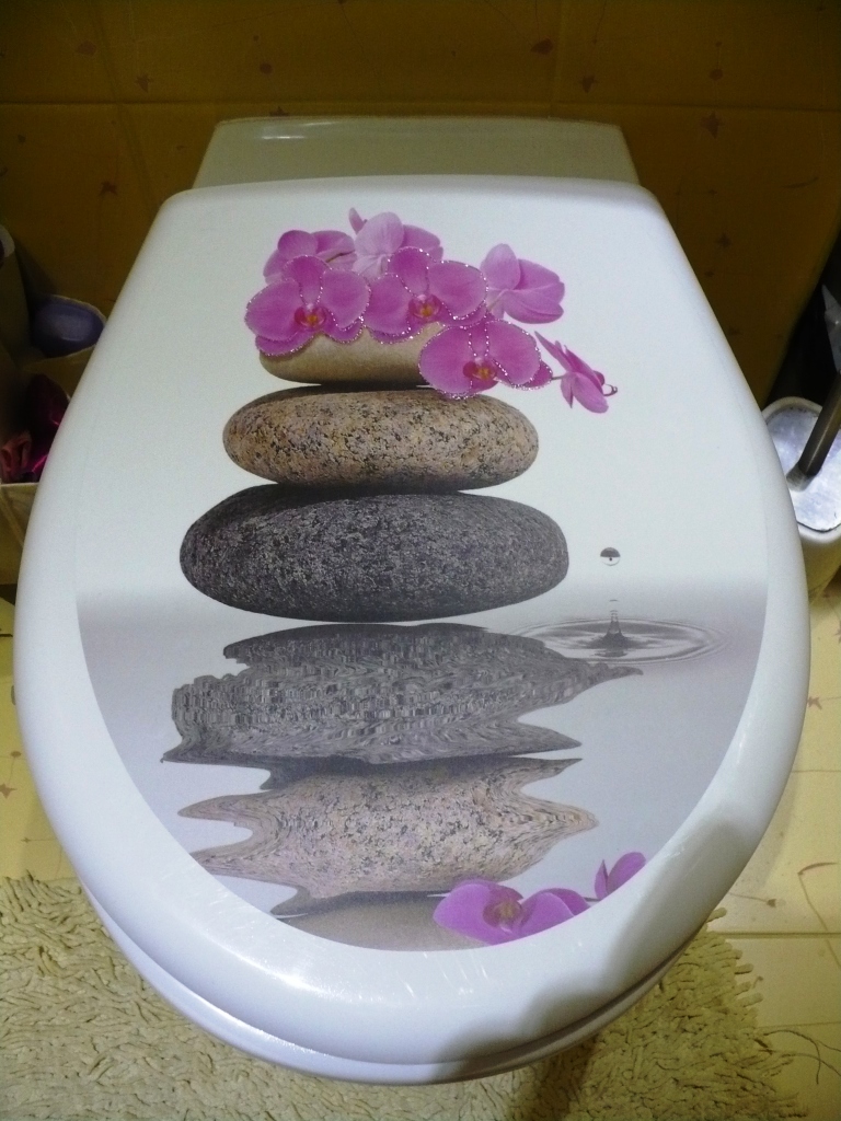 WC nlepka orchidea